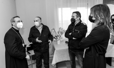 Visita del Vescovo Marco presso la nostra azienda
