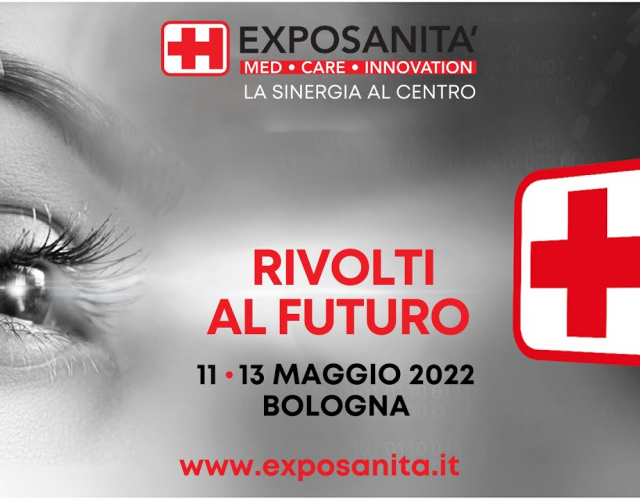 Saremo a Expo Sanità 2022. dall'11 al 13 maggio 2022. passate a trovarci