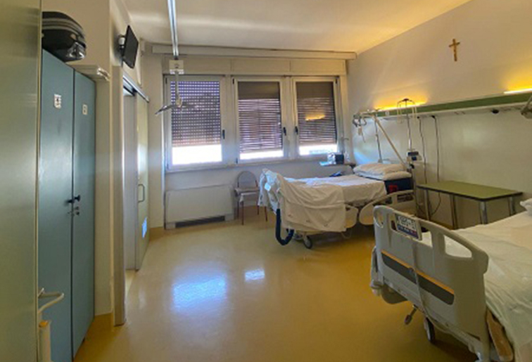 Ospedale di Bozzolo (MN): iniziate le installazioni dei sollevatori a binario