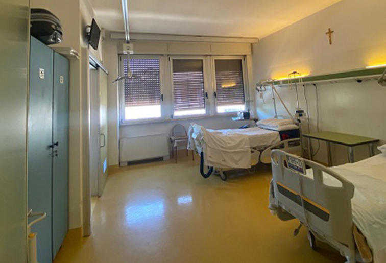 Ospedale di Bozzolo (MN): iniziate le installazioni dei sollevatori a binario